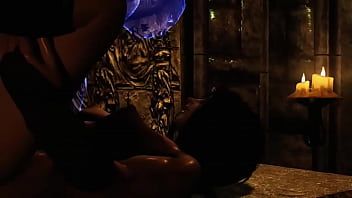 play Skyrim الجنس الأنثوي مع شبح Doggystyle الشرج