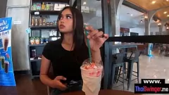 play Thai Amateur GF Ting Craves Quickie Sex After Cappuccino